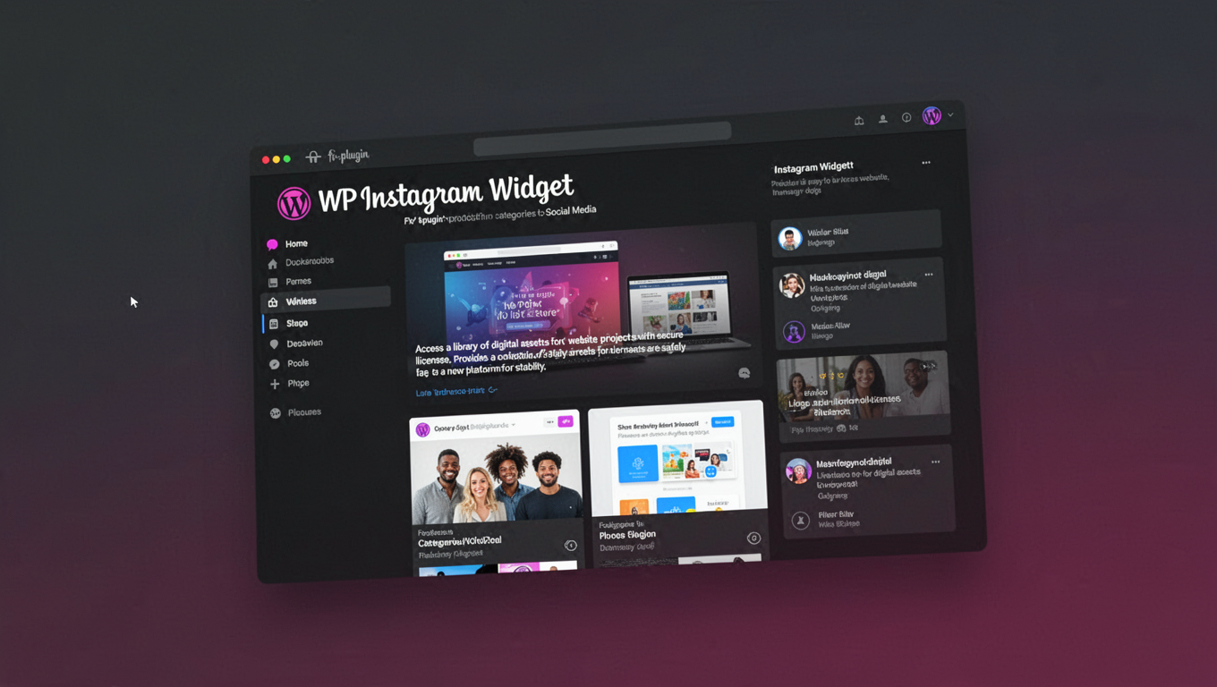 Preview of WP Instagram Widget