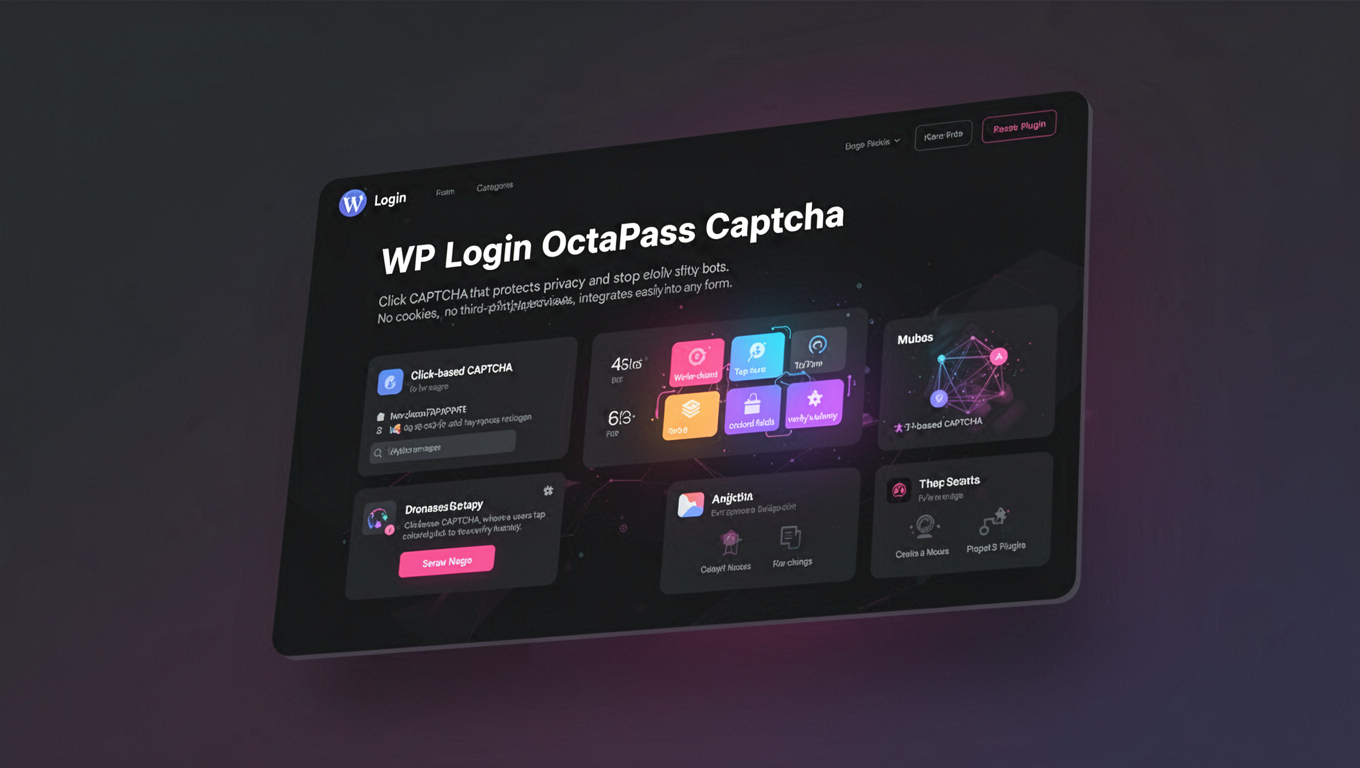 Preview of WP Login OctaPass Captcha