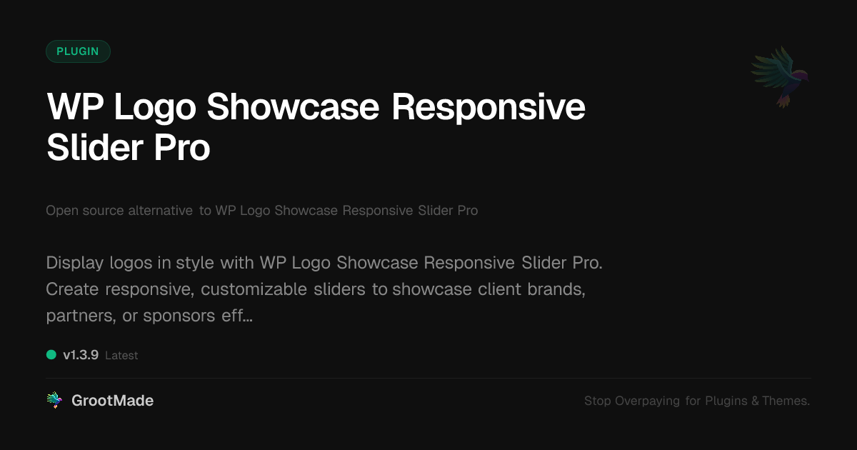 Preview of WP Logo Showcase Responsive Slider Pro