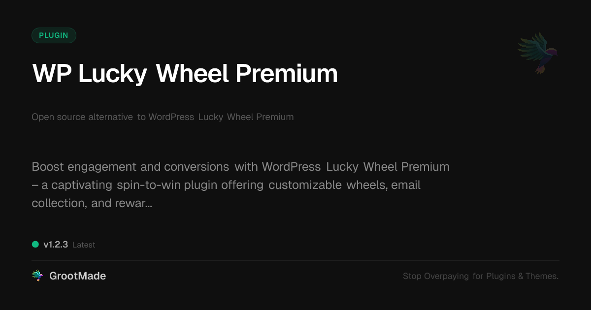 Preview of WP Lucky Wheel Premium