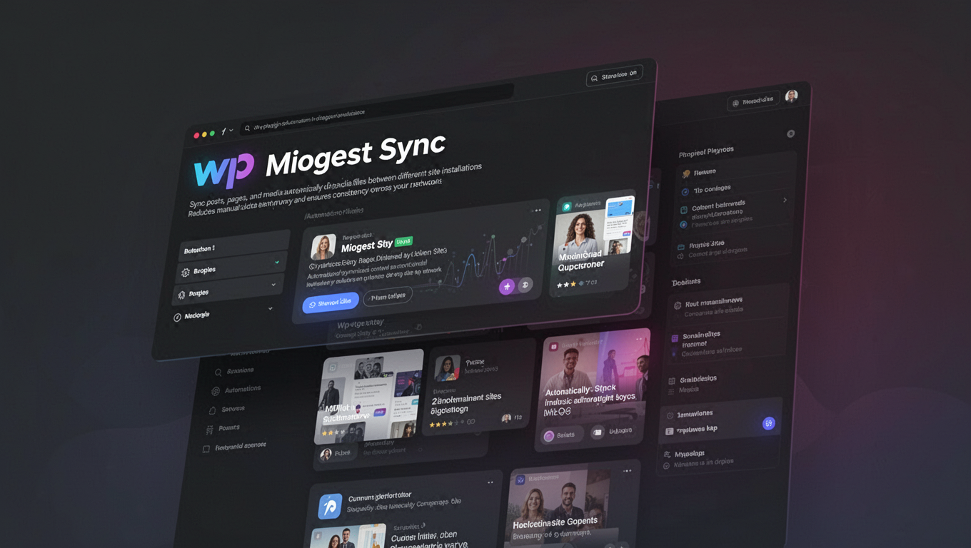 Preview of Wp Miogest Sync