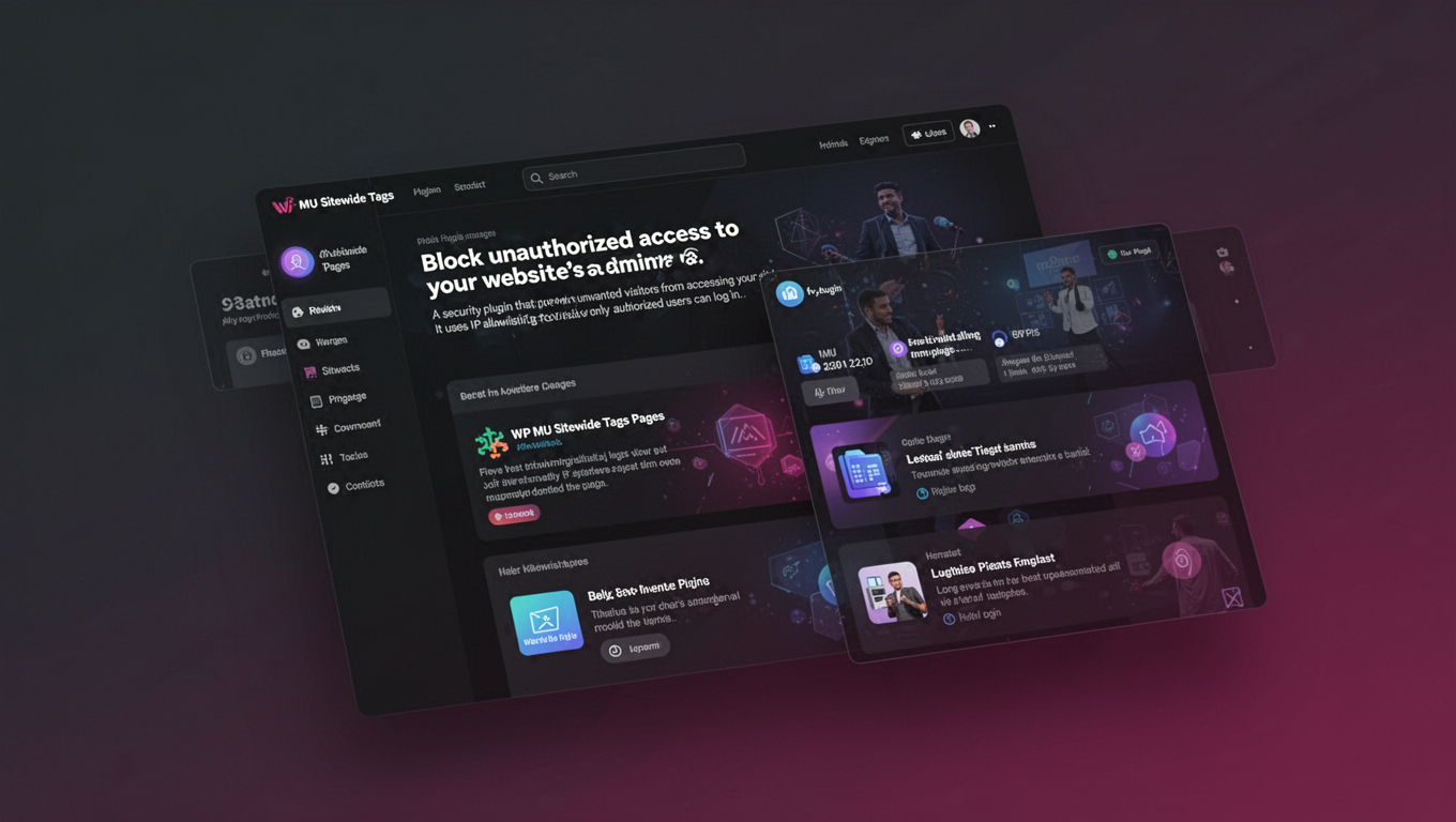 Preview of WP MU Sitewide Tags Pages