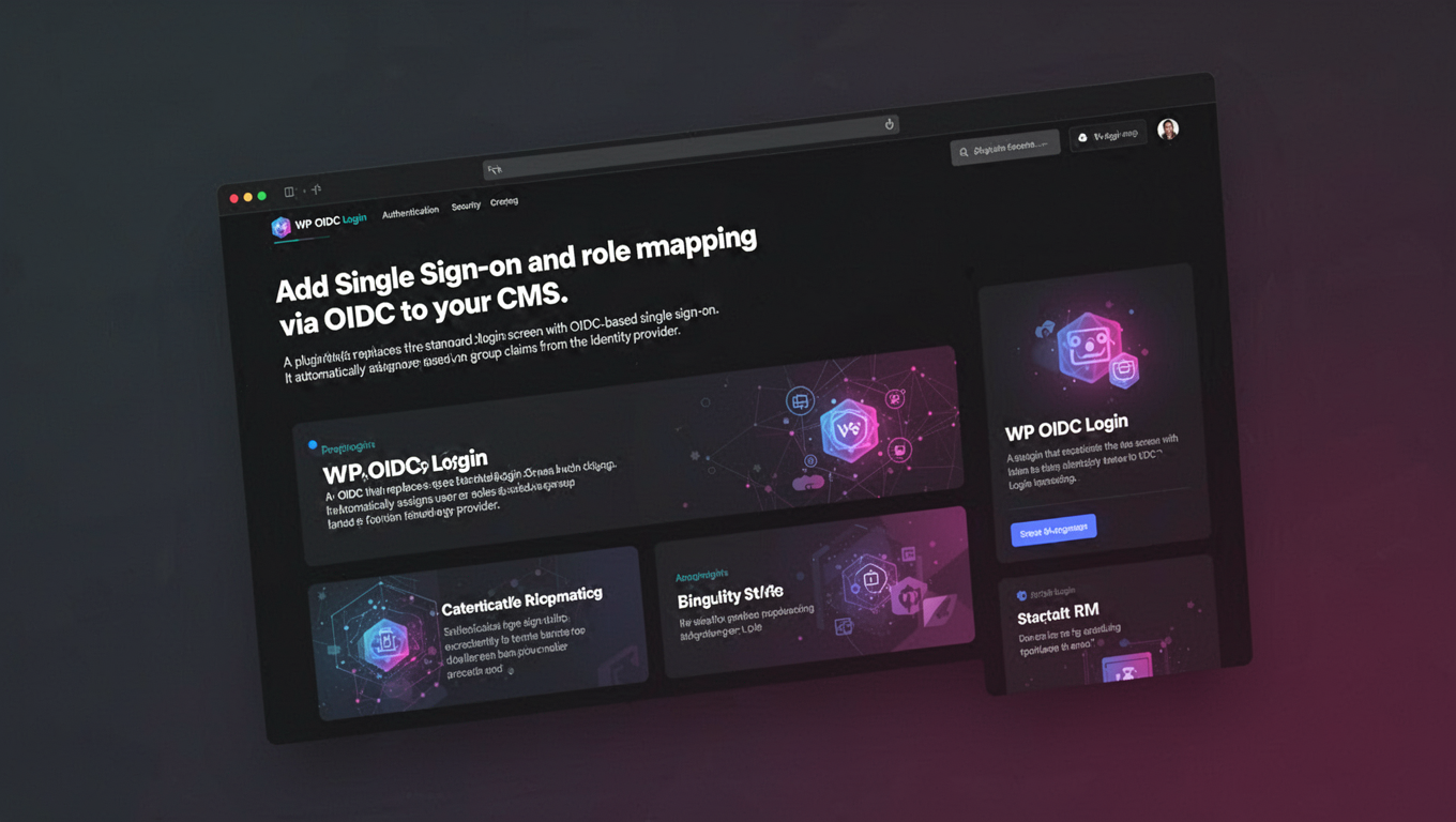 Preview of WP OIDC Login