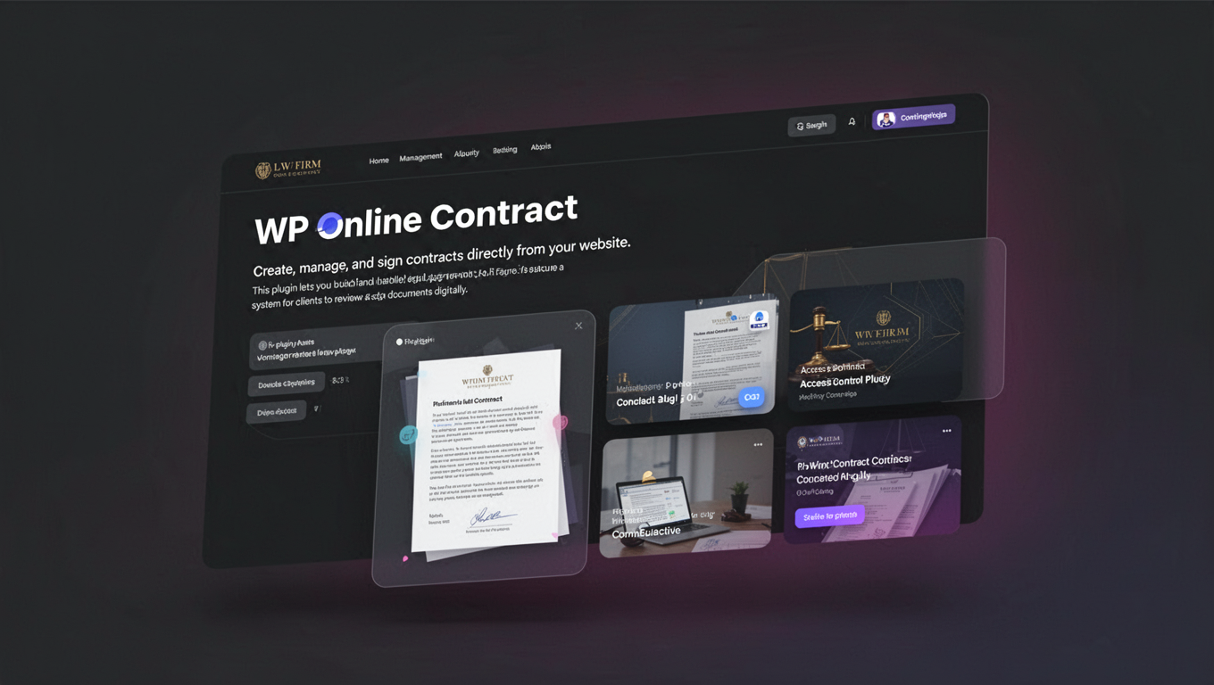 Preview of WP Online Contract