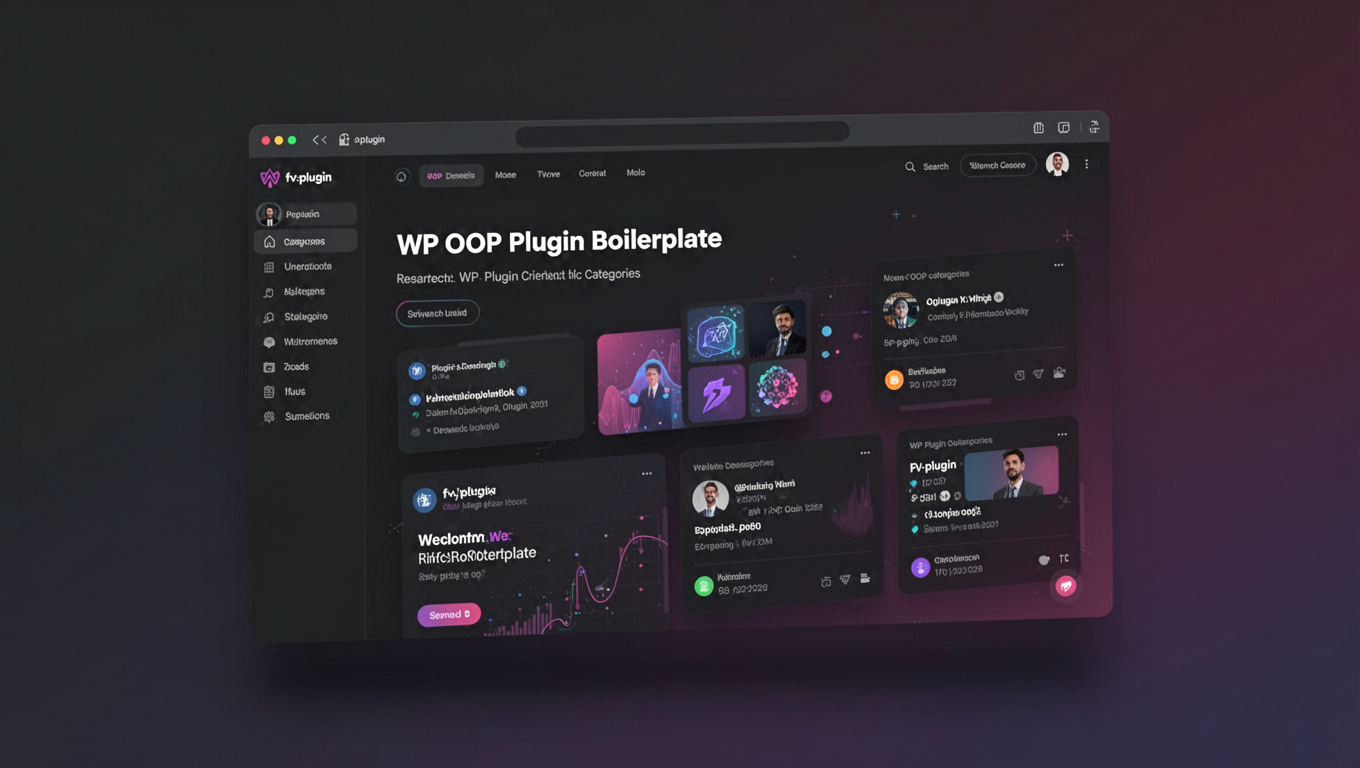 Preview of WP OOP Plugin Boilerplate