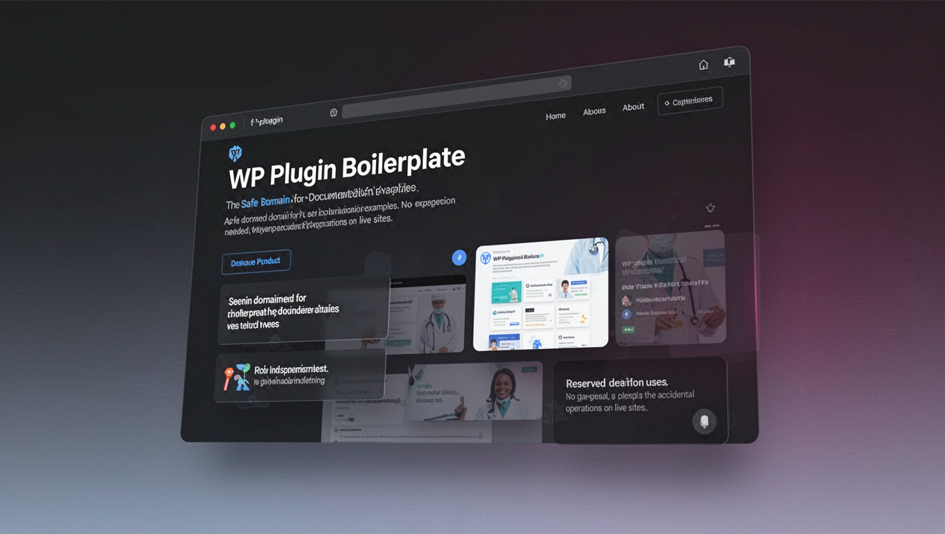 Preview of WP Plugin Boilerplate