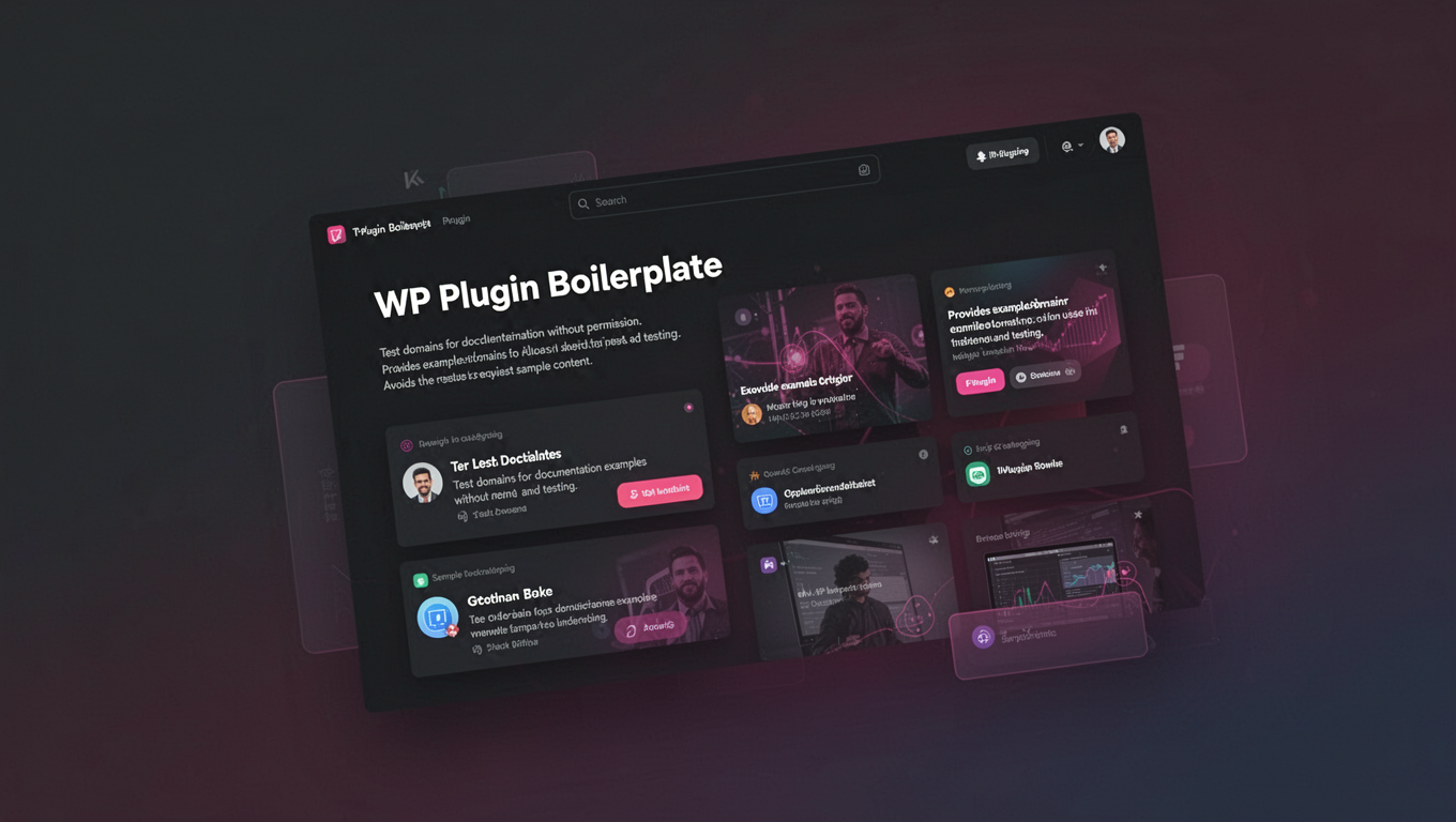 Preview of WP Plugin Boilerplate