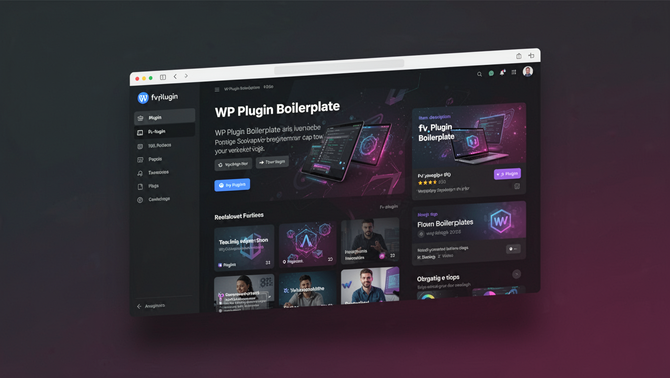 Preview of WP Plugin Boilerplate