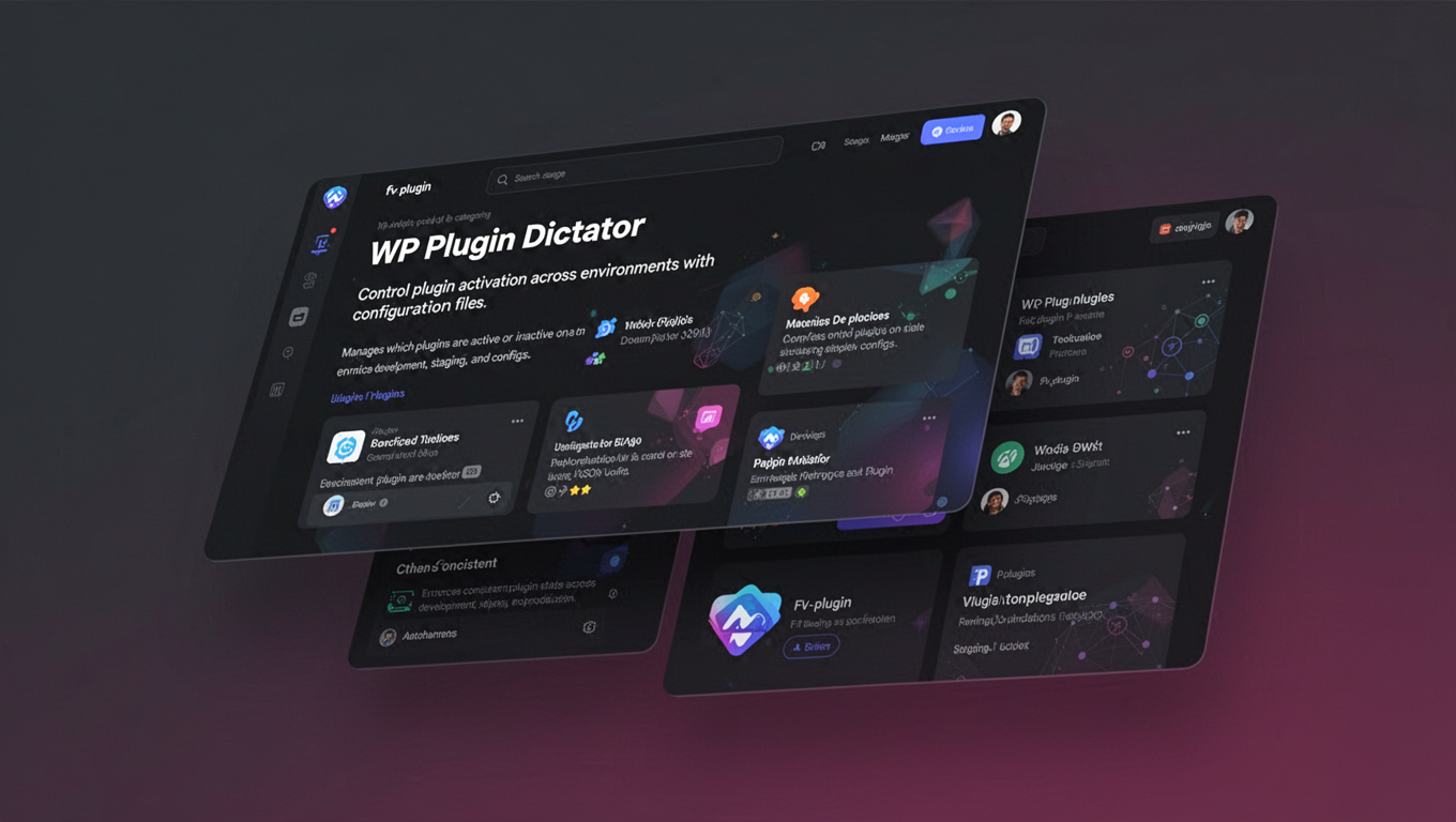 Preview of WP Plugin Dictator