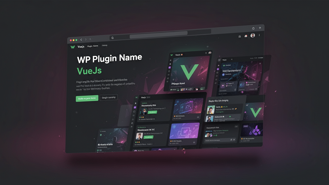 Preview of WP Plugin Name VueJs