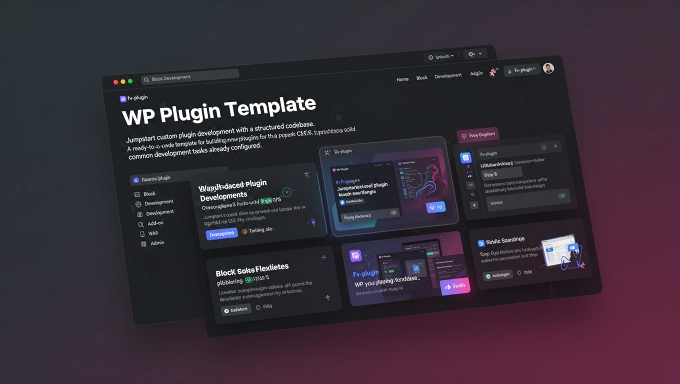 Preview of WP Plugin Template