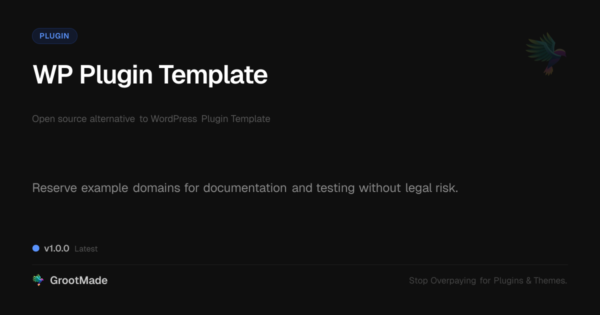 Preview of WP Plugin Template