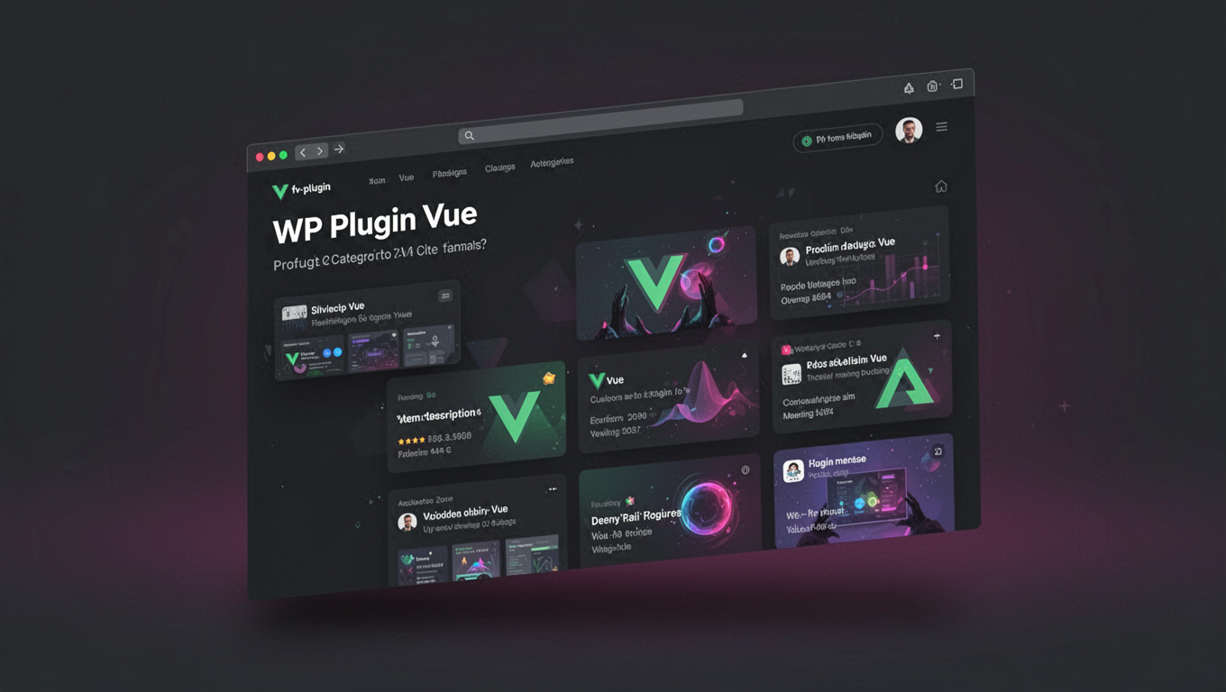 Preview of WP Plugin Vue