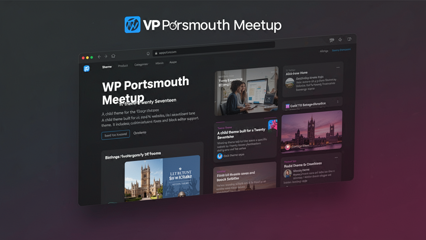 Preview of WP Portsmouth Meetup