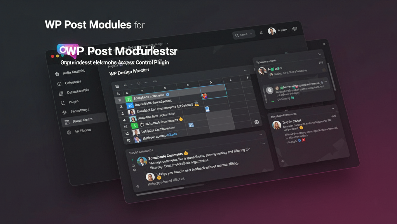 Preview of WP Post Modules for DesignMaster