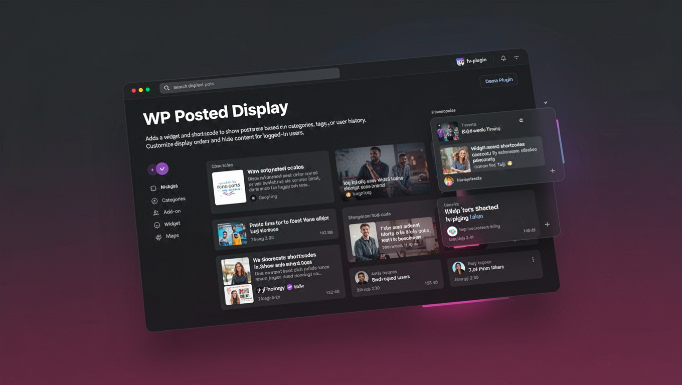 Preview of WP Posted Display