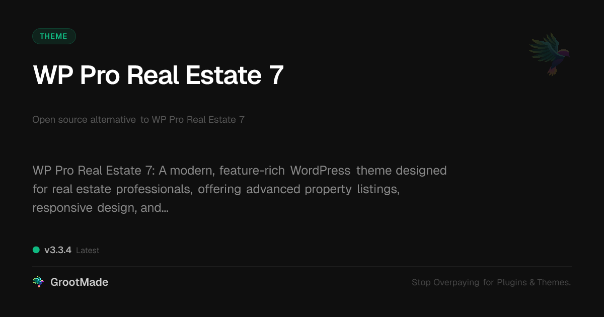 Preview of WP Pro Real Estate 7
