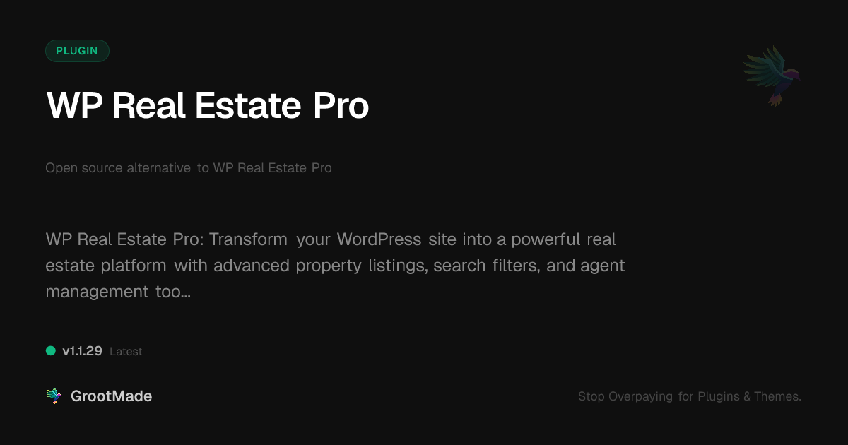 Preview of WP Real Estate Pro
