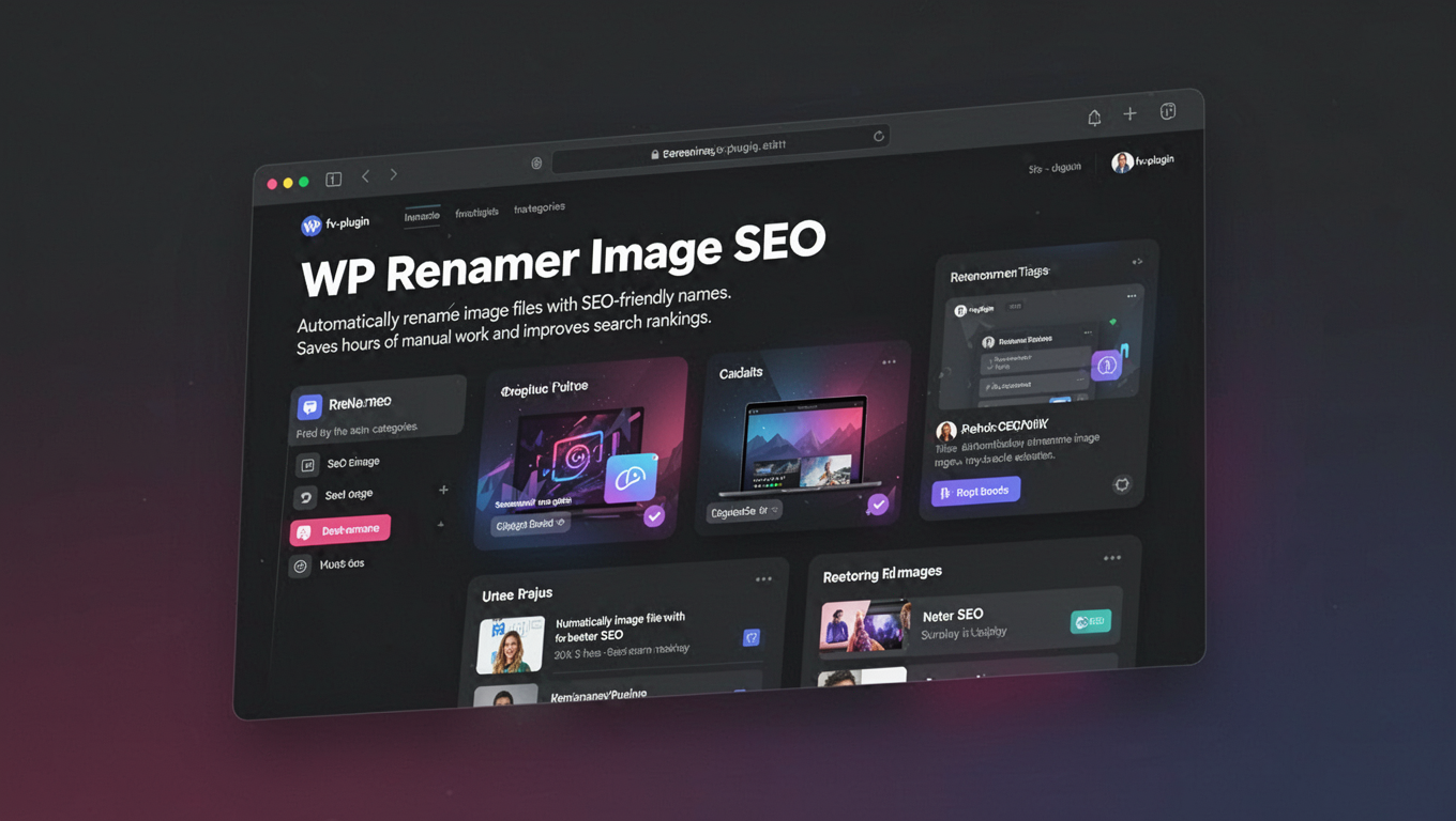 Preview of WP Renamer Image SEO