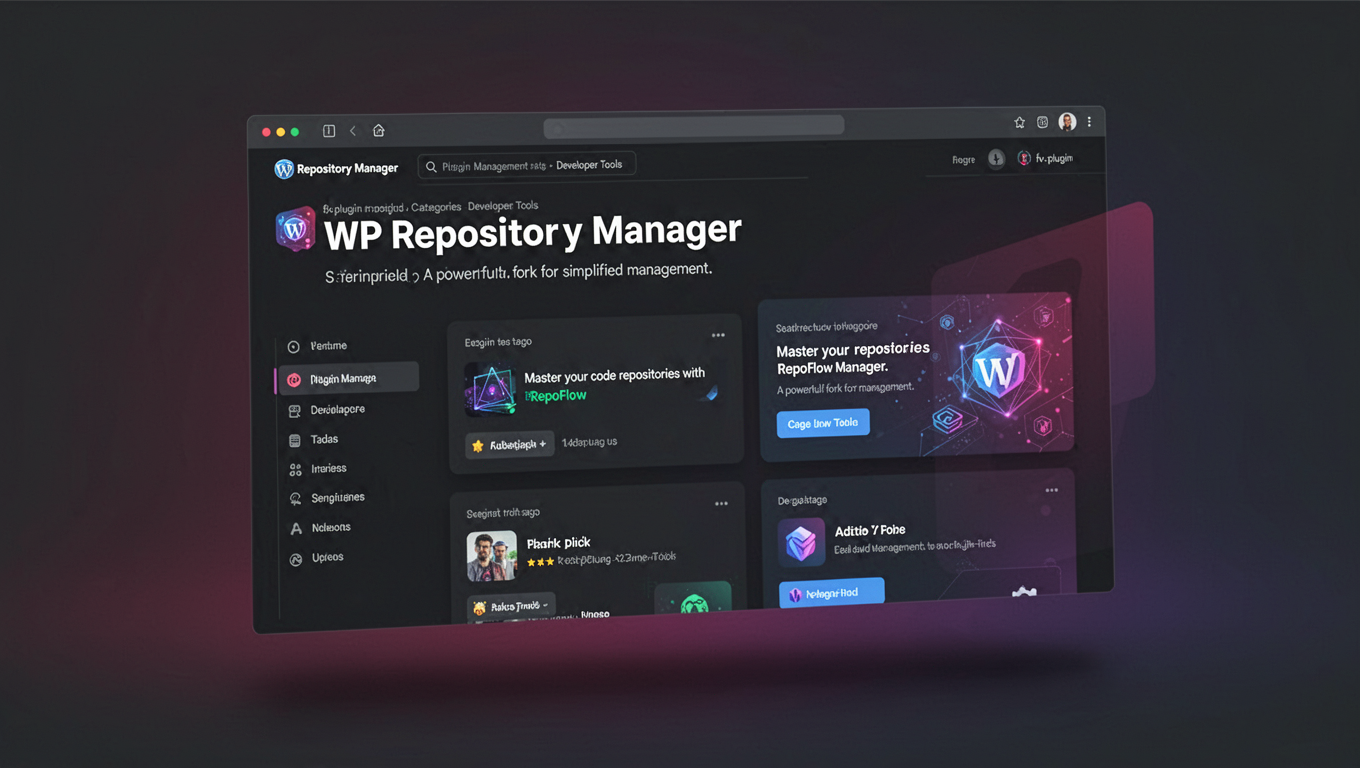 Preview of WP Repository Manager