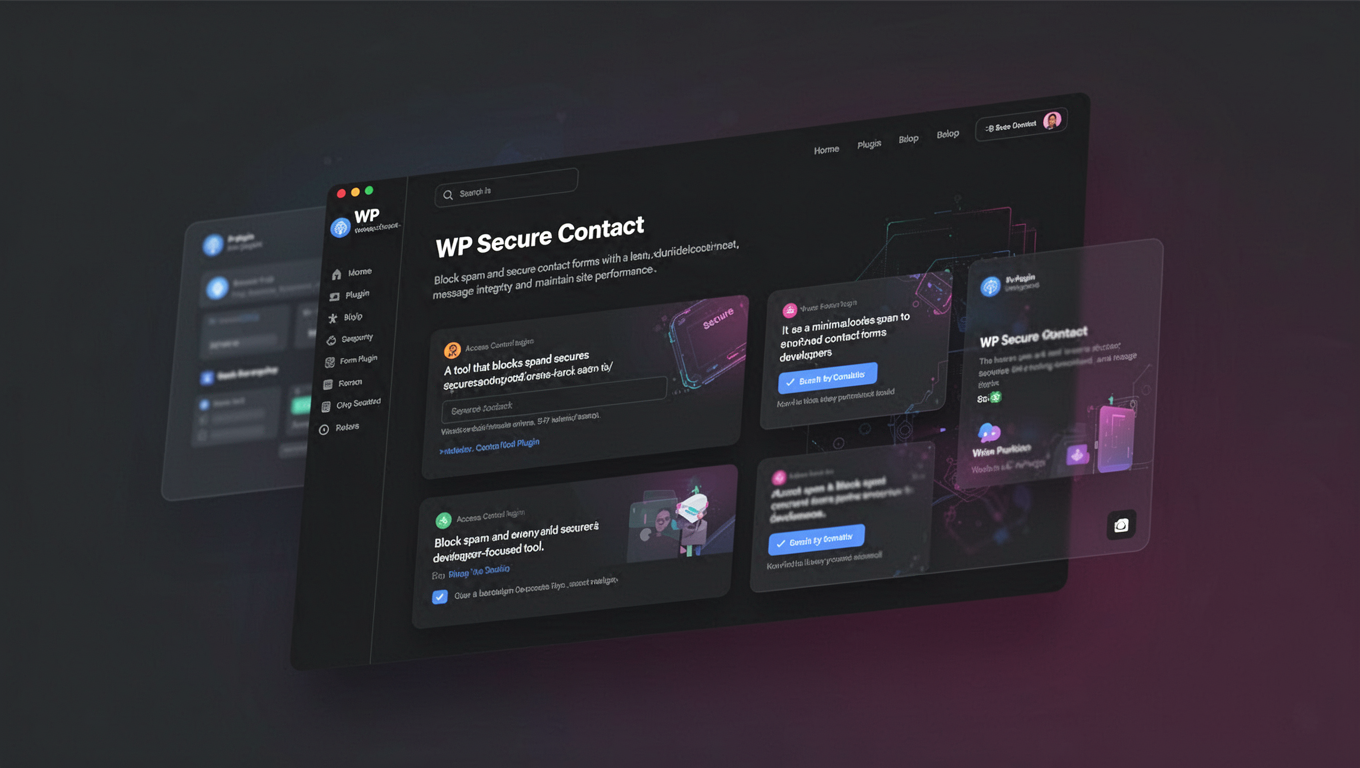 Preview of WP Secure Contact