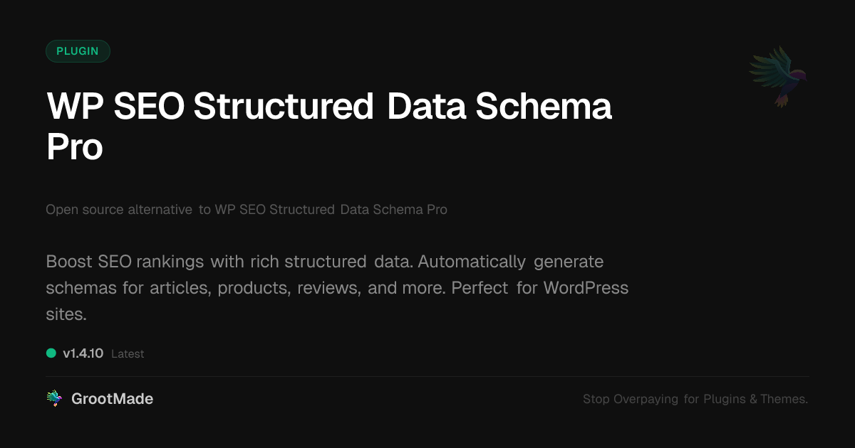 Preview of WP SEO Structured Data Schema Pro