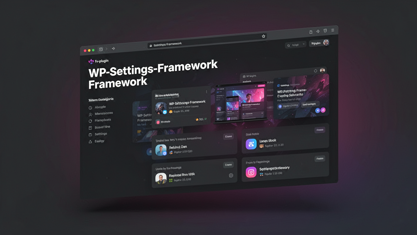 Preview of WP-Settings-Framework Framework