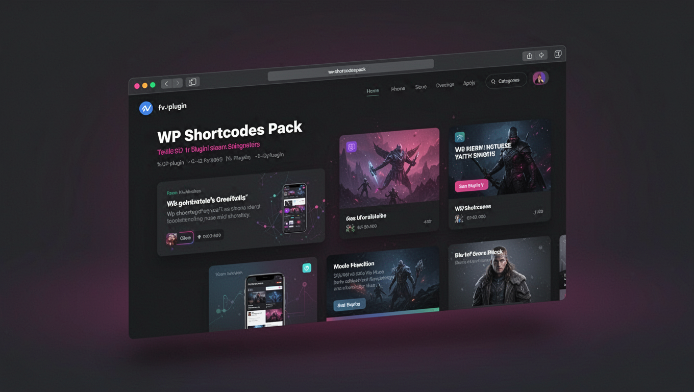 Preview of WP Shortcodes Pack