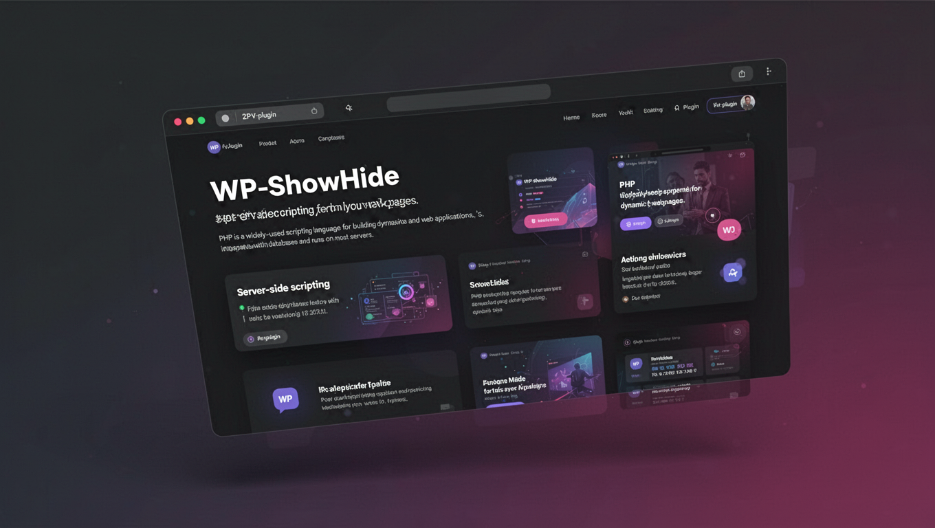 Preview of WP-ShowHide