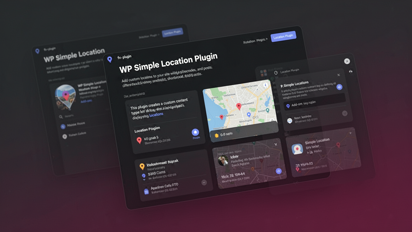 Preview of WP Simple Location Plugin