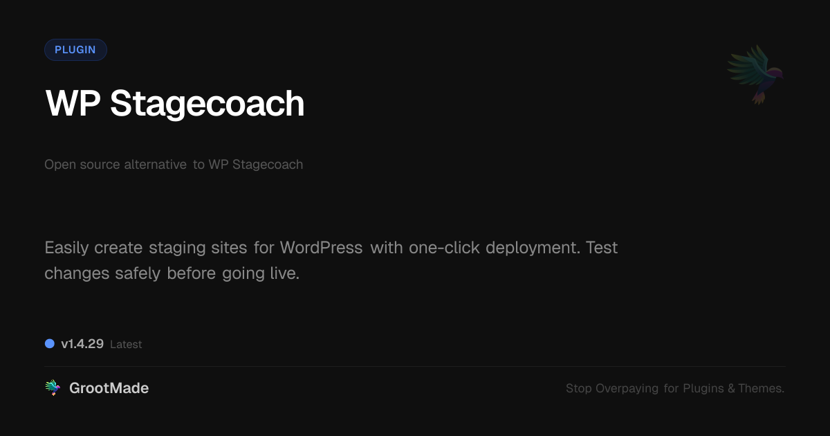 Preview of WP Stagecoach