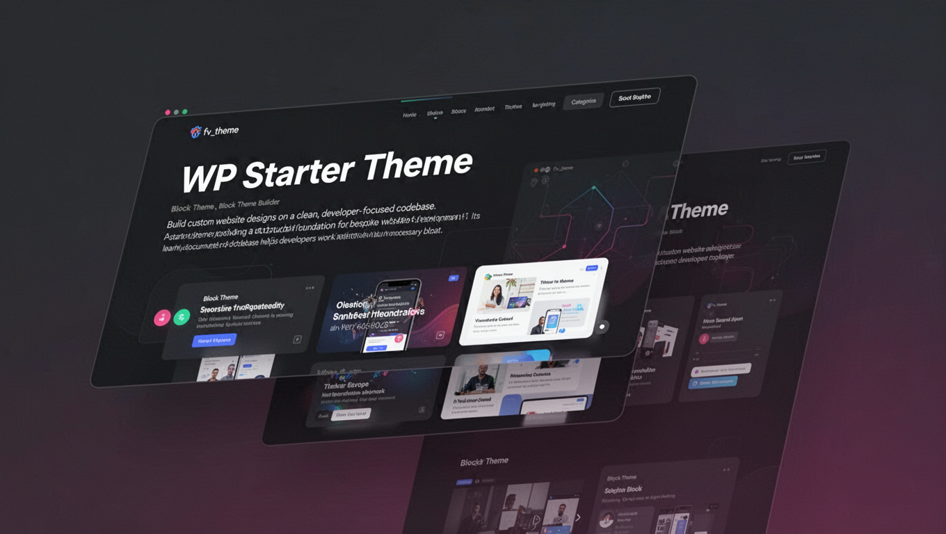 Preview of WP Starter Theme