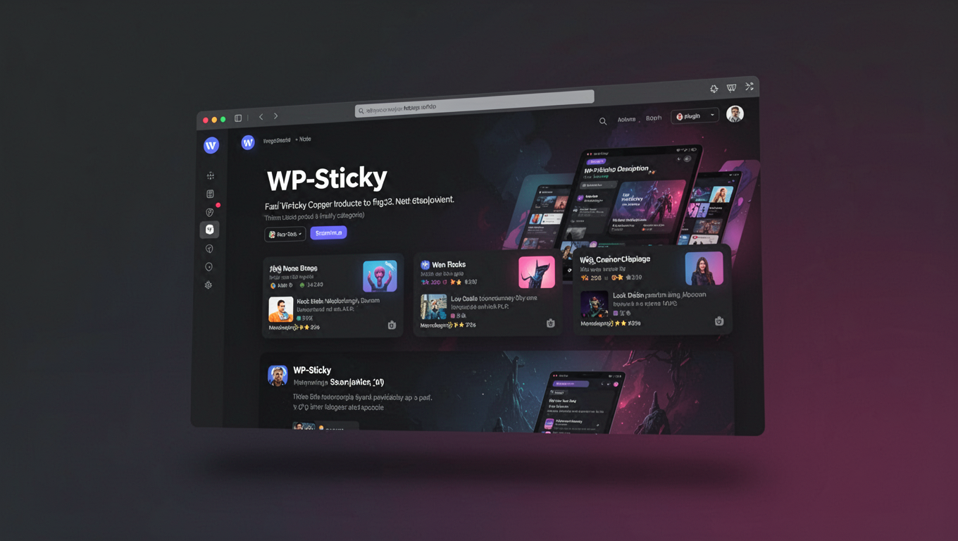 Preview of WP-Sticky