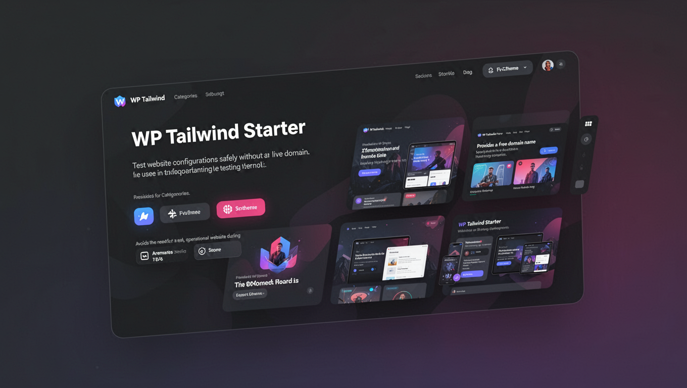 Preview of WP Tailwind Starter