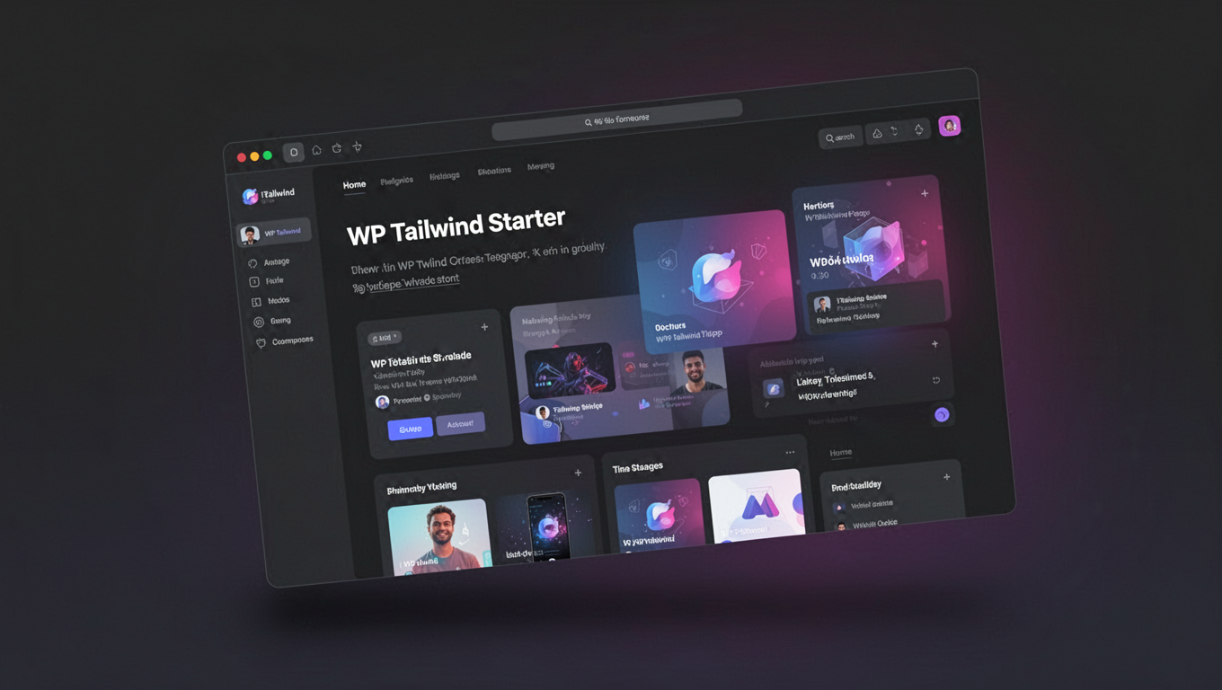 Preview of WP Tailwind Starter