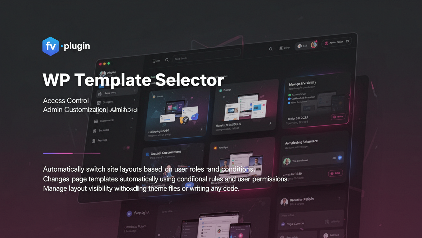 Preview of WP Template Selector