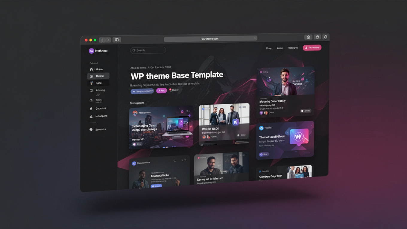 Preview of WP theme base template