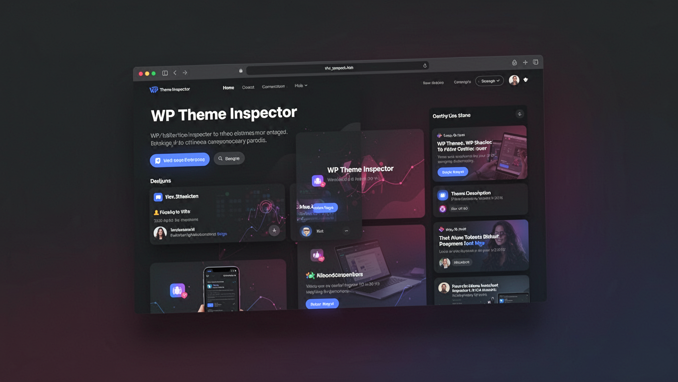 Preview of WP Theme Inspector