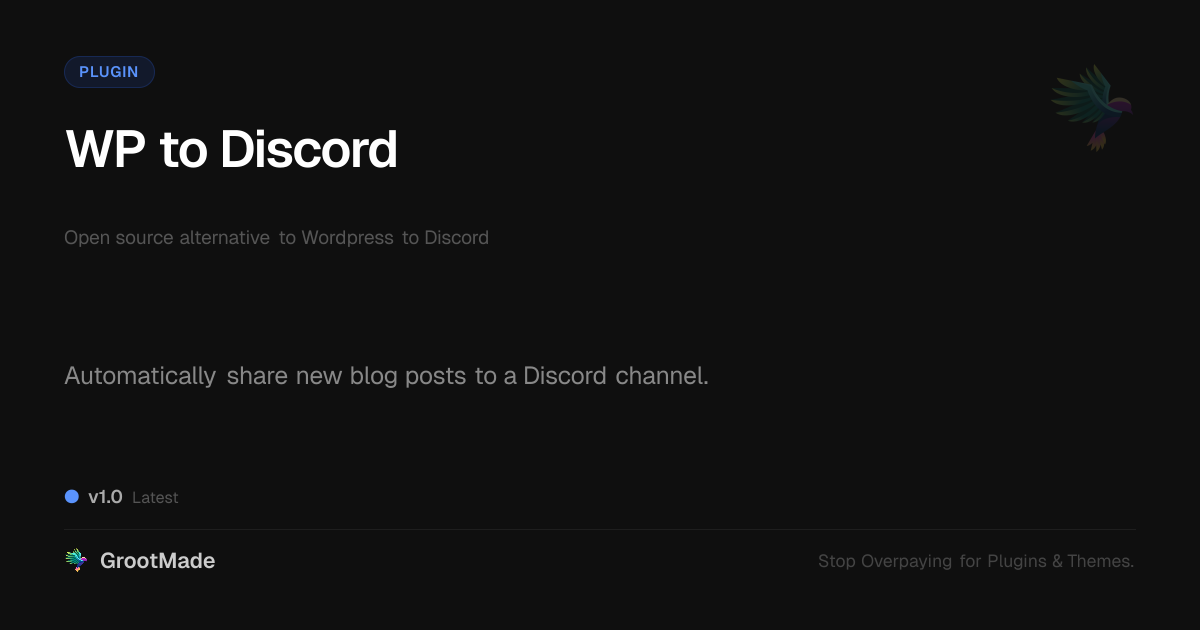 Preview of WP to Discord