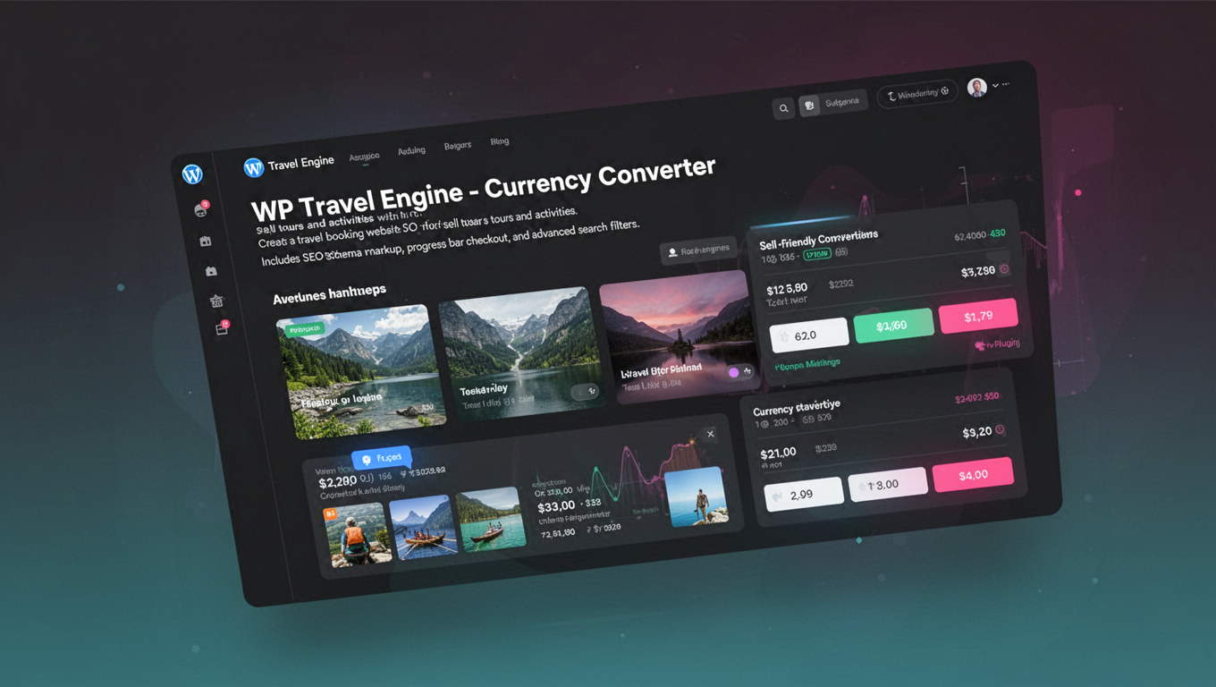 Preview of WP Travel Engine - Currency Converter