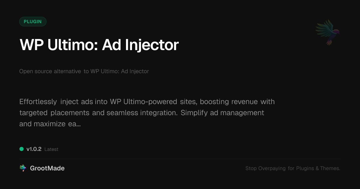 Preview of WP Ultimo: Ad Injector