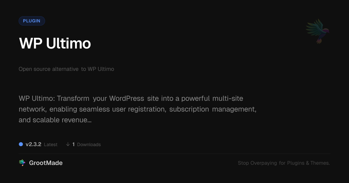 Preview of WP Ultimo