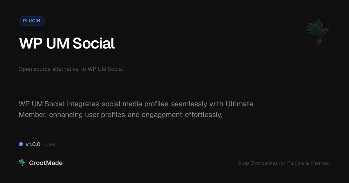 Preview of WP UM Social
