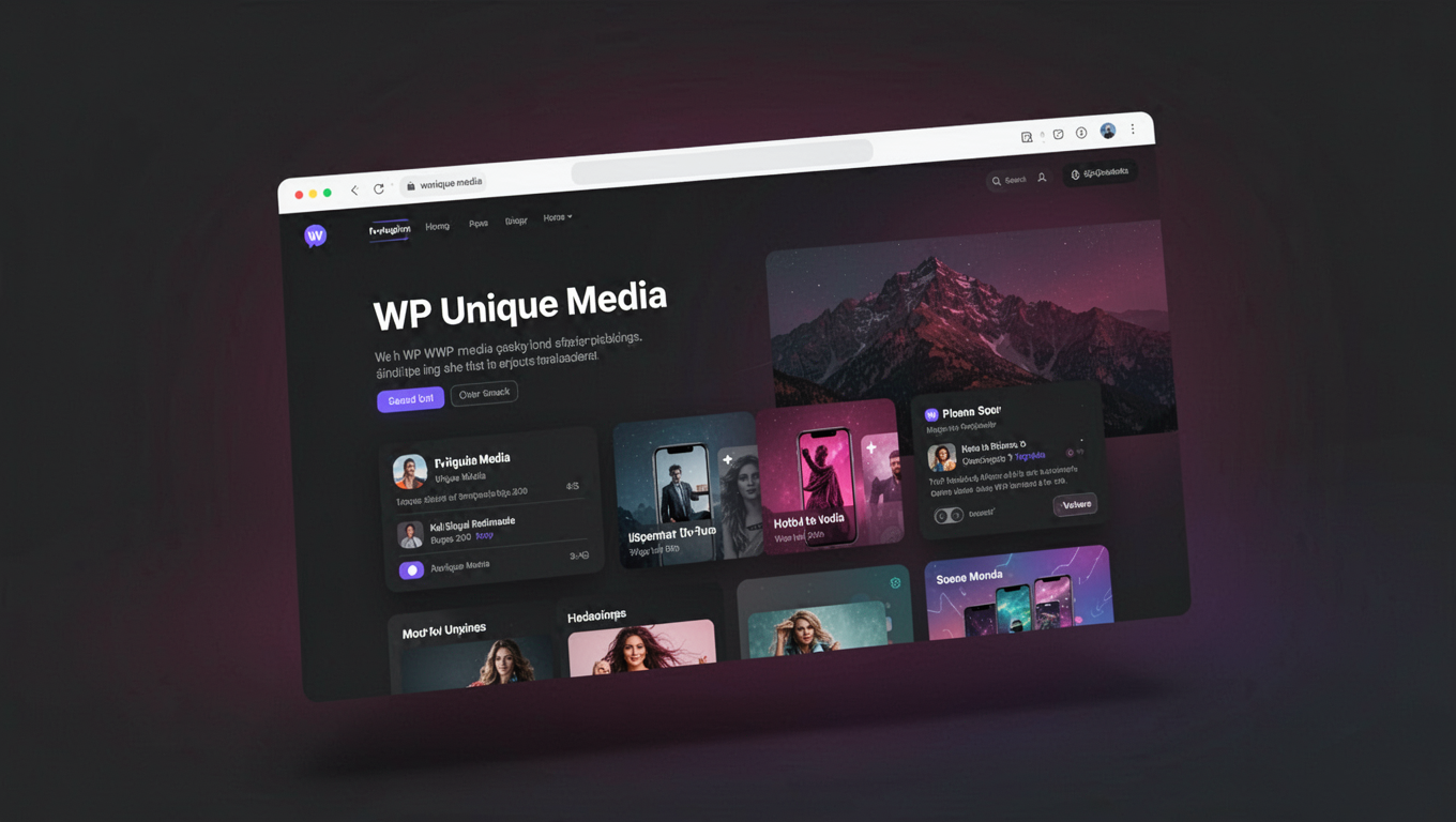 Preview of WP Unique Media