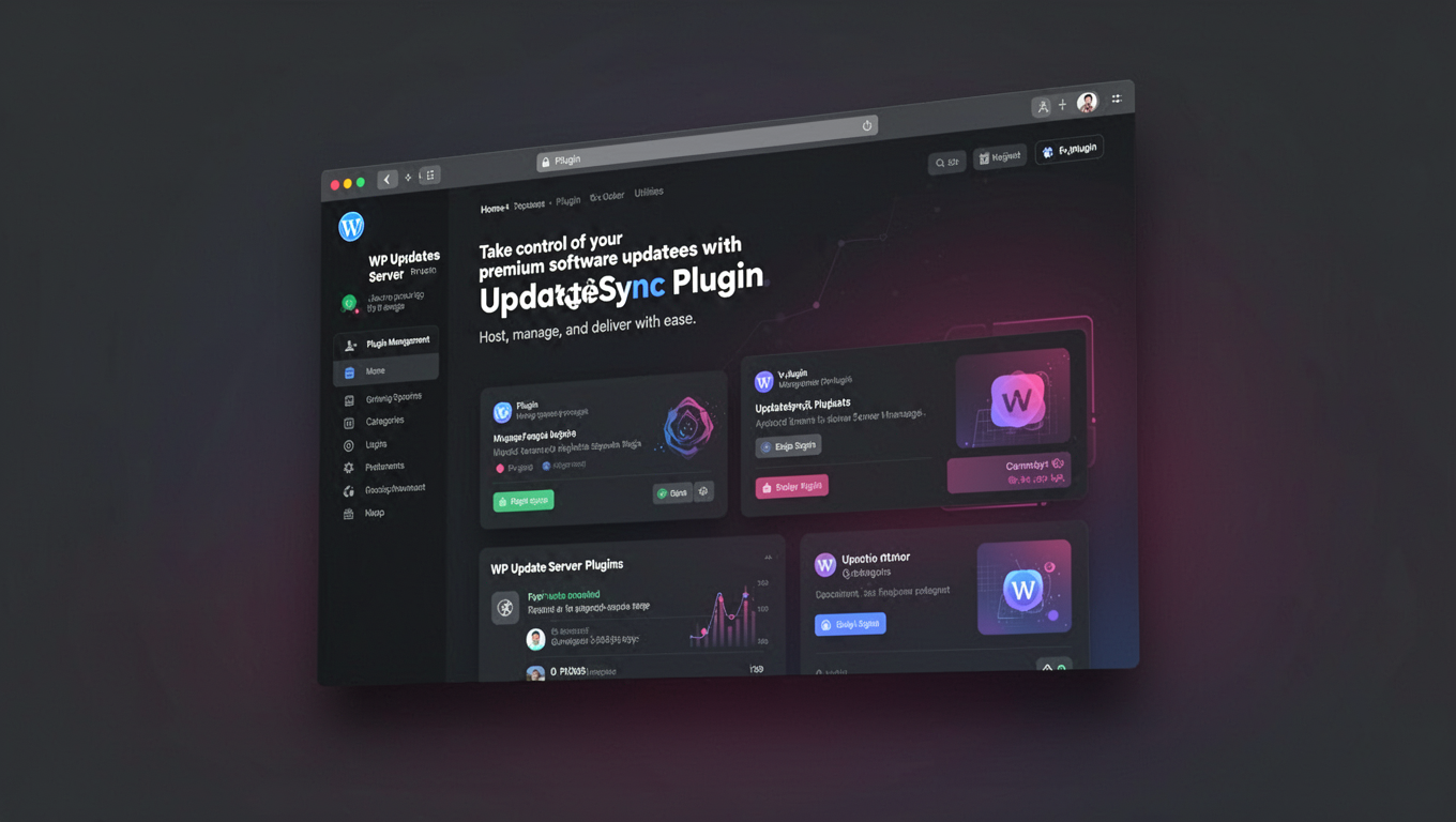 Preview of WP Update Server Plugin