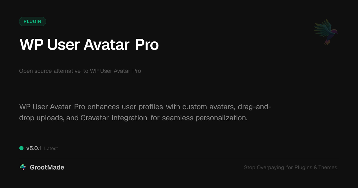 Preview of WP User Avatar Pro