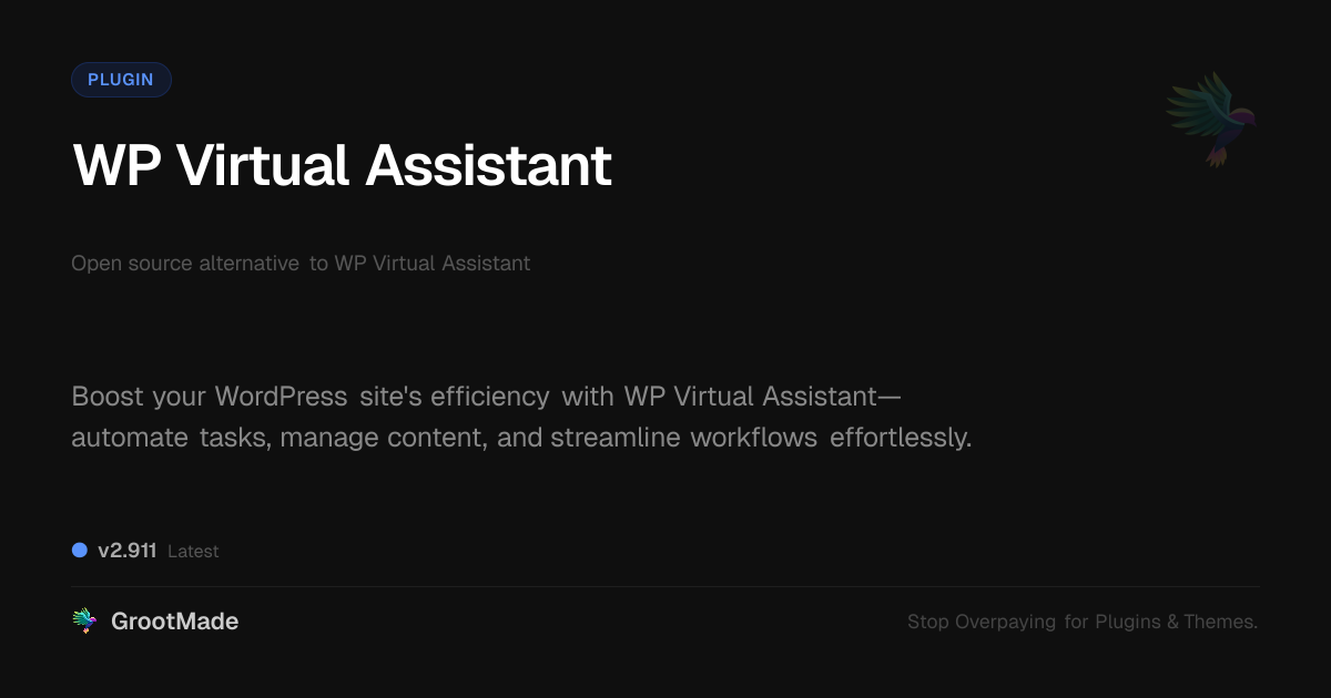 Preview of WP Virtual Assistant