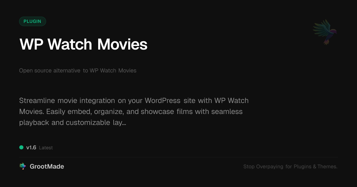 Preview of WP Watch Movies