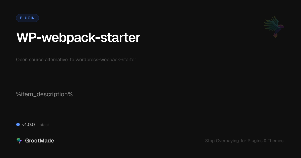 Preview of WP-webpack-starter