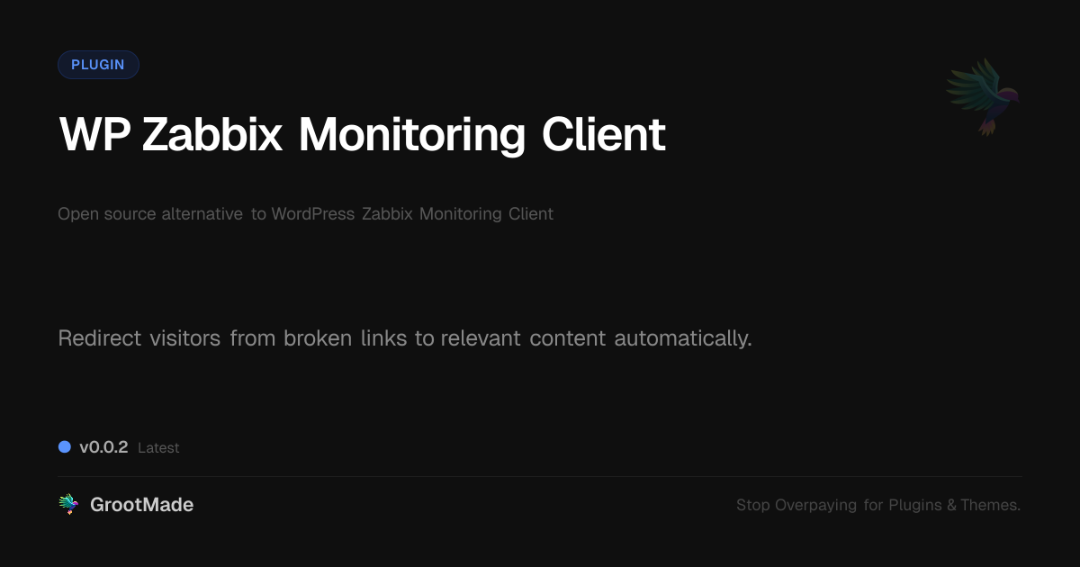 Preview of WP Zabbix Monitoring Client